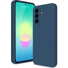 MSP [liquid-Silicone] Samsung Galaxy A27 Için Kılıf 360° Koruma Sağlayan Kamera Yükseltili Içi Süet Dokulu A27 Koruyucu Darbelere Dayanıklı Tpu Yumuşak Dokulu Samsung A27 Kılıfı (Lacivert)