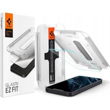 MSP iPhone 17E / 16E / 14 / 13 Pro / 13 ile Uyumlu Kolay Kurulum Cam Ekran Koruyucu Glas.tr Ez Fit Hd Şeffaf - AGL03724 (Spigen Tr Garantili)