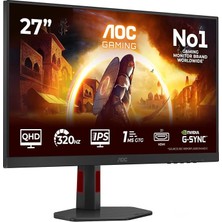 MSP Q27G4SRU 27″ 320Hz 1ms Qhd Fast IPS Gaming Monitör