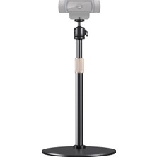 MSP Kamerası Tripod Sehpası Masa Yüksekliği Ayarlanabilir ve 360° Dönebilen Logitech Webcam C922 C930E C920S C920 C615 C960 ve Brıo ve 1/4 "dişli Diğer Cihazlarla Uyumlu