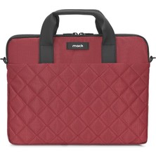 MSP Iksy MCC-902 Laptop Çantası, Erkekler ve Kadınlar Için Profesyonel Bilgisayar Çantası, 13,3 Inç - 14.1 Inç Notebook Çantası, Evrak Çantası, Kırmızı
