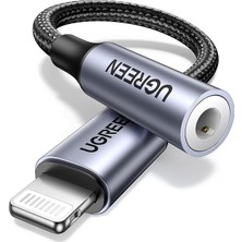 MSP Mfi Lightning 3.5mm Kulaklık Aux Dönüştürücü, Siyah
