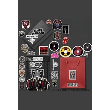 MSP Metal Sticker Paketi/bullet Journal Defter Çıkartma Ajanda Laptop Etiket 1