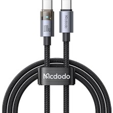 MSP CA-5580 Type-C To Type-C 100W 1.2m Hızlı Şarj ve Data Kablosu 1,2m Siyah