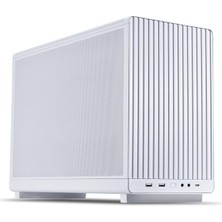 MSP Lı A3-Matx Minimalist Mesh Pc Kasası, 26.3l Mikro Form Faktörü, Çelik Hasır Paneller, 4 Yuvalı M-Atx/ıtx Desteği, 415MM Gpu Kapasitesi, 360MM Soğutucu ve 10X 120MM Fan Uyumluluğu - Beyaz