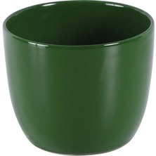 MSP Seramik Saksı 12 cm 3'lü Yeşil