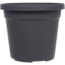 MSP Vhs3 Vaha Saksı 22CM, 3,9 Litre Dış Mekan Saksı Antrasit