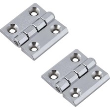MSP Dekoratif Mobilya Pencere Kapı Duşakabin Mini Dolap Menteşesi Yaprak Menteşe Krom 40 x 40 mm 2 Adet