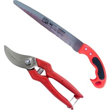 MSP Bağ Budama Makası ve Dal Testeresi, 30 Cm, 2'li Set, 1. Sınıf Çelik
