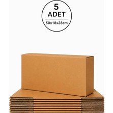 MSP 5 Adet Çift Oluklu Kalın Karton Koli Kutu (Ev Taşıma-Kargo-Taşınma-Çeyiz)