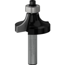 MSP Professional Ahşap Için Standart Yuvarlak Frezesi (Ahşap, Yarıçap 8 Mm, Çalışma Uzunluğu, El Frezesi Aksesuarı)