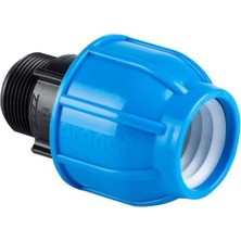 MSP Puşvit Dıştan 25X3/4 Dişli Adaptör (Erkek) Kangal Borular Için