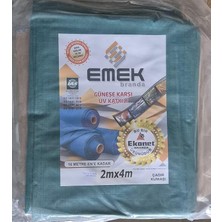 MSP Branda Tente, Su Geçirmez, Uv Korumalı, Metal Halkalı, Polietilen, 2m x 4m, Çadır Gölgelik Koruma Matı