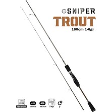 MSP Sniper Trout 160CM 1-6gr Trout Kamışı Brown