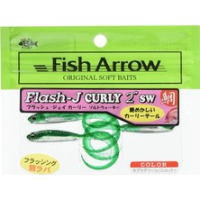 MSP Arrow Flash-J Curly Sw 2" (5 Adet/paket) #139 Turnip Green/silver Olta