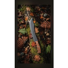 MSP Çelik Outdoor Kamp Baltası 38CM Kök Ceviz Saplı Yz-2