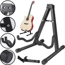 MSP Üst Kalite A Tipi Katlanabilir Klasik Akustik Elektro ve Bas Gitar Standı Ayaklığı Sehpası