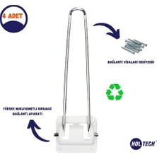 MSP Katlanır Yer Sofrası Leptop Masa Ayağı 4 Adet Metal Özel Üretim 22 cm Ayak Krom