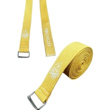 MSP Çiçeği Baskılı Yoga Kemeri 200 cm x 4,5 CM%100 Pamuklu