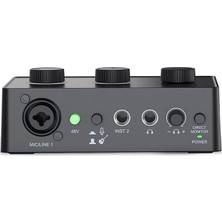 MSP Technology Amplisound Sc1 Akış Mikseri Xlr Mikrofon Arayüzü, Bireysel Kontrol, 48V Phantom Güç, LED Seviye Göstergesi ve Emniyet Kilidi ile Podcast/kayıt/vokal/oyun Sesi Için