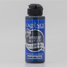 MSP Hybrid Glitter Multisurface Akrilik Boya, 120ML, Simli Siyah