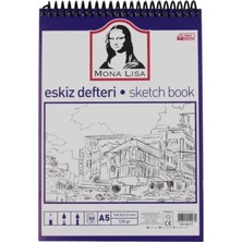 MSP Mona Lisa Eskiz Defteri 120 gr A5 50 Yaprak Spiralli