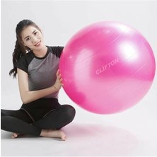 MSP 55 cm Fitilli Pilates Topu Plates Denge Yoga Spor Egzersiz Top Jimnastik Fitness Gym, Tek Ebat, Ptp, Karışık