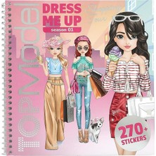 MSP 13832 Topmodel Dress Me Up - Shopping Tour Çıkartma Defteri, 24 Sayfa, Kendiniz Tasarlamanız Için Model Motifli, 11 Çıkartma Yaprağı Dahil