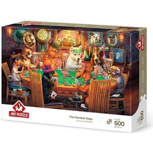 MSP Puzzle Kumarbaz Köpekler 500 Parça Puzzle
