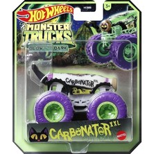 MSP Wheels Monster Trucks Glow In The Dark 1:64 Karanlıkta Parlayan Arabalar Carbonator Xxl HCB50-HWC90