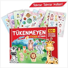 MSP Zeka Tükenmeyen Sticker Kitabım 100+ Tekrar Tekrar Kullanılabilen Sticker, Mlhtknmynstick