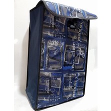 MSP Geçirmez Kumaş Büyük Boy Pazar Arabası Çantası H=53-38X25CM