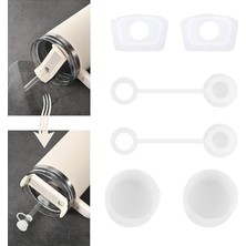 MSP Nish Home Quencher Uyumlu 3 Lü Silikon Set Sızdırmaz Tıpa, Pipet Koruyucu ve Taban Kılıfı,gri
