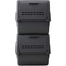 MSP Mini Boy Patates Soğan Sepeti Bpa Free Sebzelik Organizer Kutu Motek Antrasit 8 L