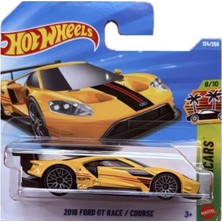 MSP Wheels Tekli Arabalar Treasure Hunt 2016 Ford Gt Race/course (Kısa Kart) JJM05