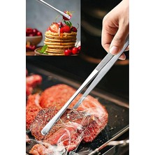 MSP Cımbız Maşa Pişirme Cımbızı Çelik Maşa Profesyonel Şef Cımbızı 30 cm