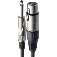 MSP MMC5XP Bk Mikrofon Kablosu 5 Metre Çivi Girişli Siyah
