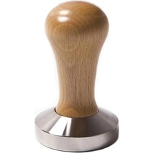MSP mm Ahşap Saplı Natural Tamper Cafe Bar Barista Ekipmanları Kahve Espresso Temper Inox Paslanmaz