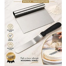 MSP Sıvama Spatulası + Çelik Spatula Hamur Kazıyıcı