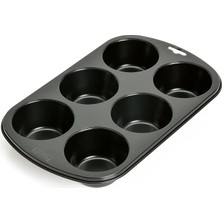 MSP Inspiration Muffinform, Für 6 Muffins, 29 x 18 cm Standardgröße, Antihaftbeschichtet, Kurze Backzeit Für Süße Und Herzhafte Rezepte