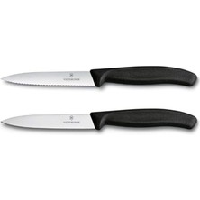 MSP 6.7793.2 Swiss Classic 2li 10CM Soyma Bıçağı Set, Siyah