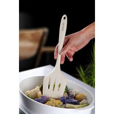 MSP Silikon Izgaralı Spatula Bej