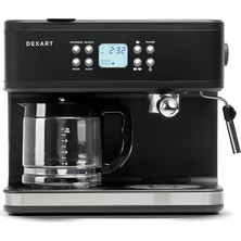 MSP DX-1341 Home Barista 3-In-1 Filtre Kahve ve Espresso Makinesi, Siyah