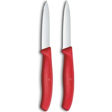 MSP 6.7691.2C1 Swiss Classic 2li Soyma Bıçağı Set, Kırmızı