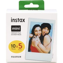 Fujifilm Mini Instant Film, Beyaz 50ER Pack 70100138444