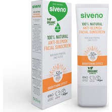 MSP Doğal Yüz Güneş Kremi Leke Karşıtı Aydınlatıcı Mineral Filtre Uva Uvb Spf 50+ 30 ml