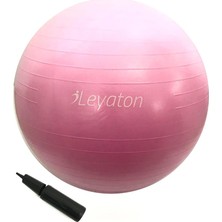 MSP Büyük Boy Pilates Topu 75 cm Pompa Hediyeli, Tek Ebat, 123LYT-118, Fuşya