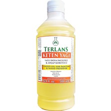 MSP Keten Yağı Resim Yağı Ahşap Koruyucu 500 ml Linseed Oil