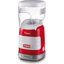 MSP Party Time Mısır Patlatma Makinesi Kırmızı 2956/00-2 Dakikada 60 gr Patlamış Mısır Hazırlama, 1100 Watt, Ölçüm Kabı, Kolay Temizleme
