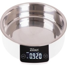 MSP ZLN2977 Dijital Mutfak Tartısı, 5 kg Kapasiteli, 1 gr Hassasiyetli, LCD Ekranlı, Kaseli, Beyaz